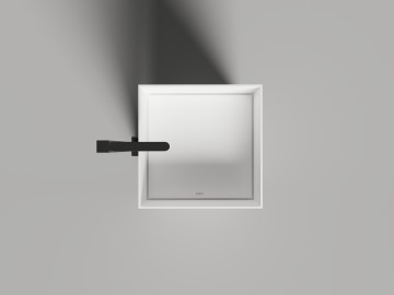 Раковина напольная ARMONIA SQUARE 01 покраска по RAL полностью 450х450х900 S-Sense Глянцевое