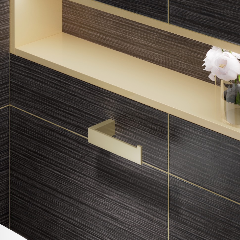 Бумагодержатель Timo Petruma 15241/17 золото матовое