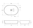 Накладная раковина BelBagno BB1084-H311