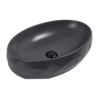 Раковина Gid Dgm9030wx 53406 накладная серая матовая 60x40x15