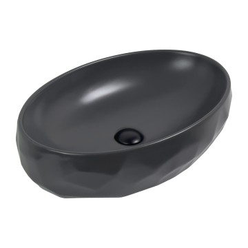 Раковина Gid Dgm9030wx 53406 накладная серая матовая 60x40x15