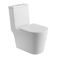 Унитаз-моноблок с сиденьем и смывом TORNADO BelBagno TRE-TOR BB673CP-MN-TOR/SC