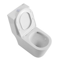 Унитаз-моноблок с сиденьем и смывом TORNADO BelBagno TRE-TOR BB673CP-MN-TOR/SC