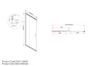 Душевой уголок Гарда (Garda) VSS-1G8585CL, 850*850, хром, стекло прозрачное