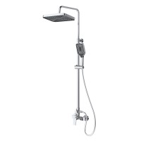 Душевая стойка со смесителем BelBagno DUE-DOCM-CRM