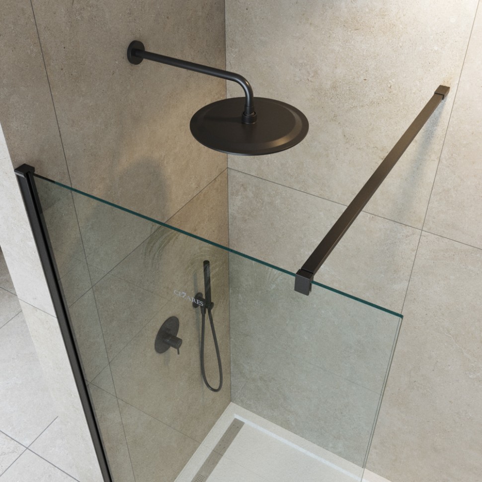 Душевая перегородка CEZARES LIBERTA-L-1-100-120-C-NERO