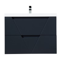 База под раковину подвесная BelBagno VITTORIA-800-2C-SO-GO-P Grigio Opaco