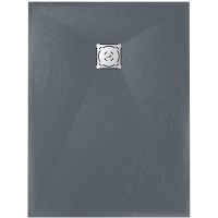 Душевой поддон RGW 90х120х2,5 см ST-0129G Графит, Прямоуг Ø90 Каменный (16152912-02)