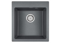 Мойка KANTE 45, IT-GRANIT, PM104651-DG, графит, 460х510 мм, Paulmark