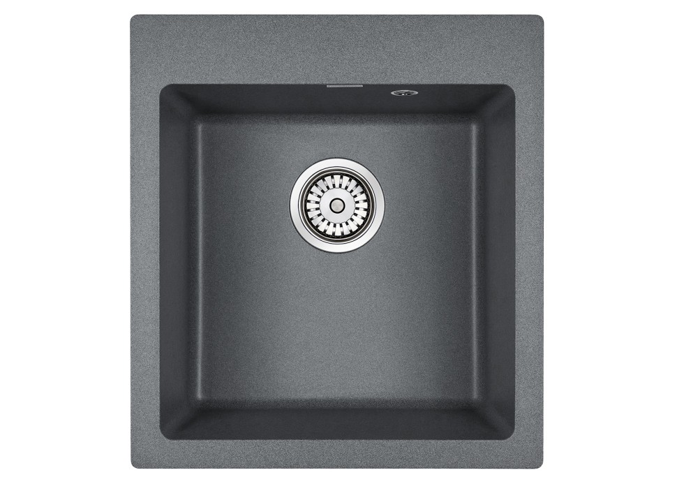 Мойка KANTE 45, IT-GRANIT, PM104651-DG, графит, 460х510 мм, Paulmark