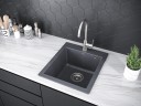 Мойка KANTE 45, IT-GRANIT, PM104651-DG, графит, 460х510 мм, Paulmark