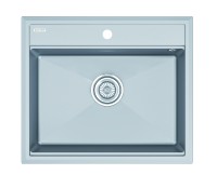 Мойка STEPIA 60, IT-GRANIT, PM115951-GRM , серый металлик, 590х510, Paulmark