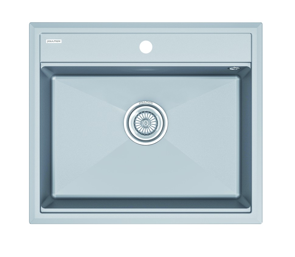 Мойка STEPIA 60, IT-GRANIT, PM115951-GRM , серый металлик, 590х510, Paulmark