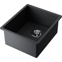 Кухонная мойка Omoikiri Bosen 38-U-BL Tetogranit/черный