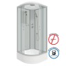 Душевая кабина Niagara Classic NG-3302-14 (100х100х215) средний поддон(26см),стекло матовое,4 места