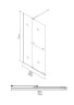 Душевая перегородка Niagara Nova NG-671-12BLACK (120х200) черный матовый,раздвижная,стекло прозрачное,1 место