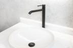 Смеситель ABBER Wasser Kreis AF8111B для накладной раковины, черный матовый