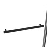 Душевая дверь Slim Soft VDS-1SS110CLB, 1100, черный, стекло прозрачное