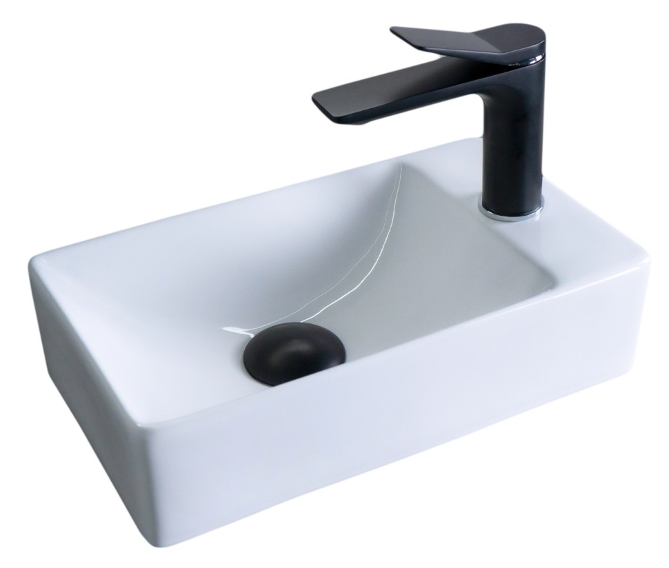 Раковина Gid N9261 61122 подвесная белая 38x22x10