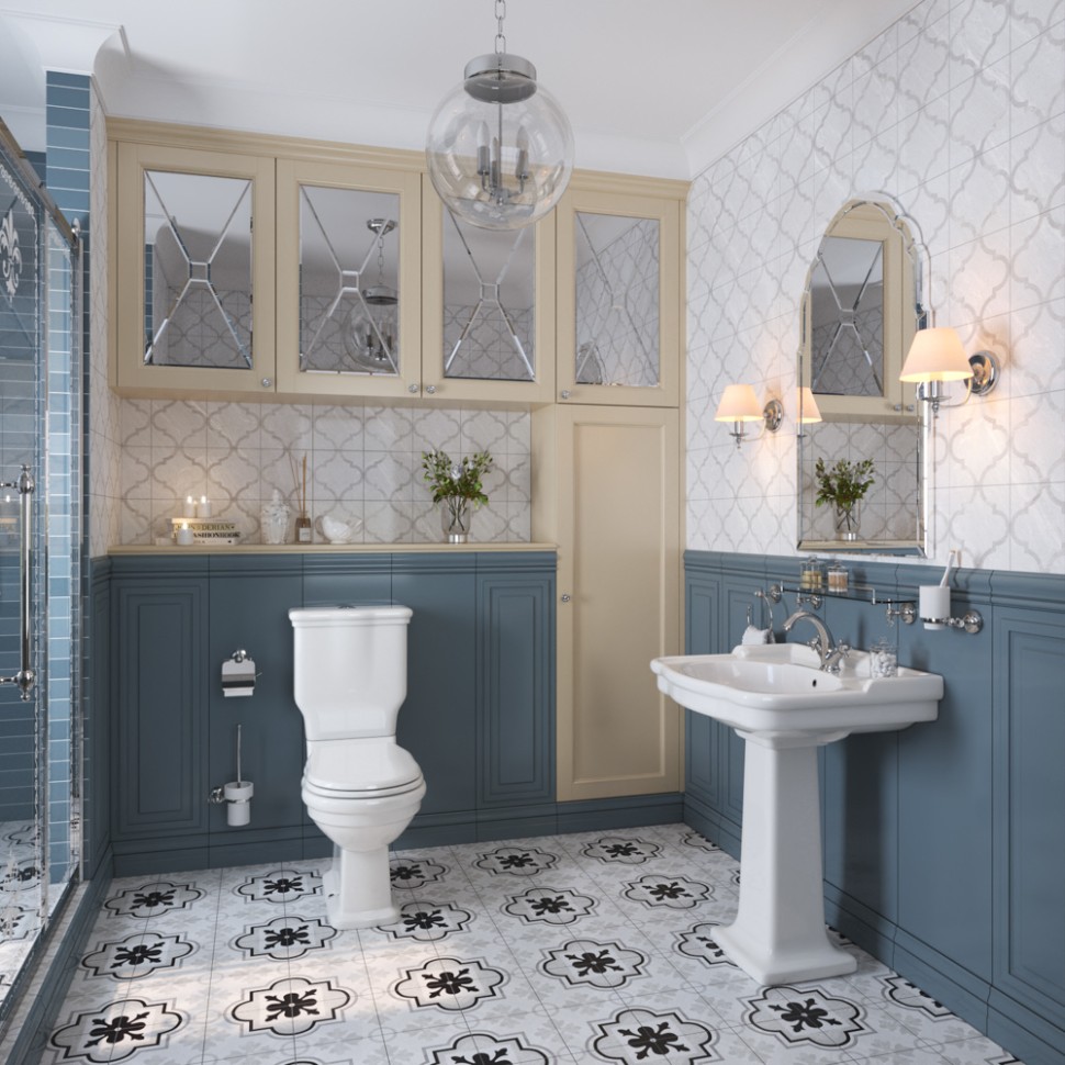 Чаша напольного безободкового унитаза BelBagno BOHEME BB115CPR