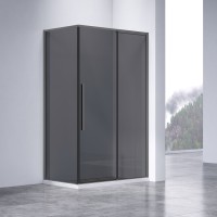 Душевой уголок Слим-Н (Слим-Н (Slim-N)) VSR-4SN8012CGGM, 1200*800, вороненая сталь, стекло тонированное  
