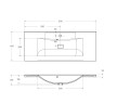 Раковина из литьевого мрамора BelBagno BB1100/450-LV-MR-PR