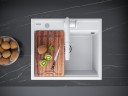 Мойка STEPIA 60, IT-GRANIT, PM115951-WH , белый, 590х510, Paulmark