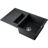 Кухонная мойка Omoikiri Sakaime 78-2-BL Tetogranit/черный