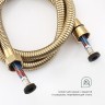 Смеситель Splenka настенный с гигиеническим душем S98.51.03 Золотой сатин
