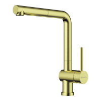 Смеситель для кухни Omoikiri Akashi-S-LG латунь/светлое золото