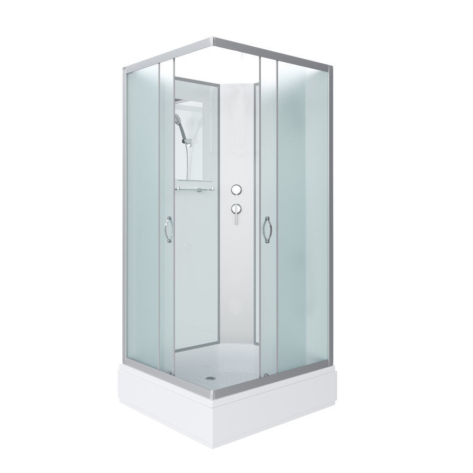 Душевая кабина Niagara Classic NG-33974-14QBK (90х70х200) средний поддон(26см),стекло матовое,4 места