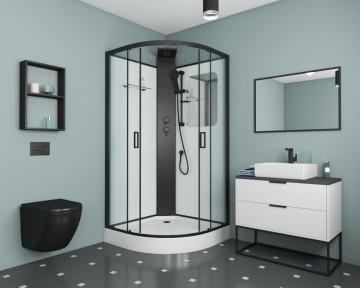 Душевая кабина Grossman Elegans GR250 (100х100х217) дверь раздвижная,5 мест
