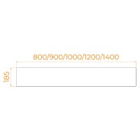 Экран для поддона RGW NA/STYLE фронтальный (900)